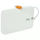 Mágneses Vezeték Nélküli Power Bank 10000 mAh, például iPhone, Samsung, Xiaomi készülékekhez - Bézs
