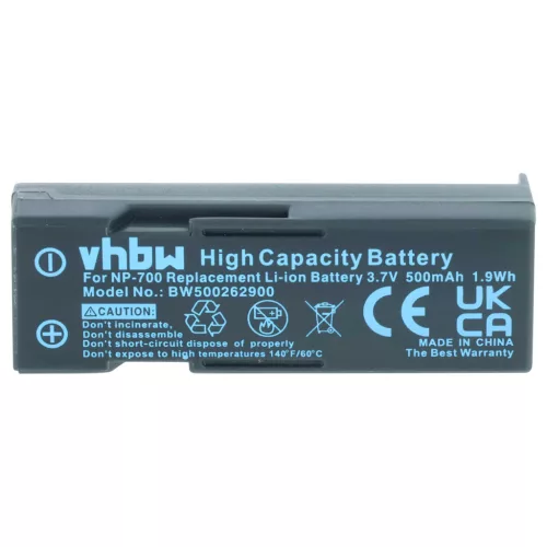 VHBW Akku Minolta NP-700 - 500 mAh 3,7 V Li-Ion
