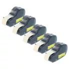 VHBW Label Tape Replacement for Brady M21-750-595-YL - 19.05 mm Black-Yellow
