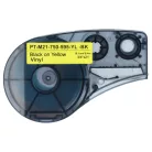 VHBW Label Tape Replacement for Brady M21-750-595-YL - 19.05 mm Black-Yellow