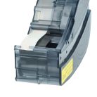 VHBW Label Tape Replacement for Brady M21-375-595-YL - 9.53 mm Black-Yellow, Vinyl