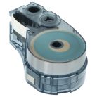 VHBW Label Tape Replacement for Brady M21-375-595-YL - 9.53 mm Black-Yellow, Vinyl