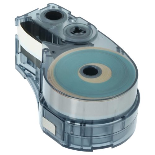 VHBW Label Tape Replacement for Brady M21-375-595-YL - 9.53 mm Black-Yellow, Vinyl