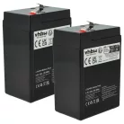 VHBW Bordakku für Wohnwagen, Boot, Wohnmobil, Solarsysteme - 6 Ah 6,4 V LiFePO4