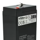 VHBW Bordakku für Wohnwagen, Boot, Wohnmobil, Solarsysteme - 6 Ah 6,4 V LiFePO4