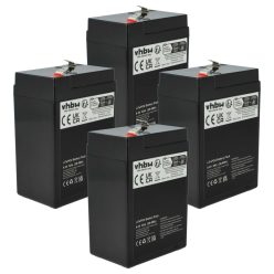   VHBW Eingebauter Akku für Wohnwagen, Boote, Wohnmobile, Solarsysteme - 6 Ah 6,4 V LiFePO4