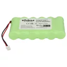 VHBW Battery Ingenico 789316, 6VHAAL, 6N120SFE-15615 - 1200 mAh 7.2 V NiMH