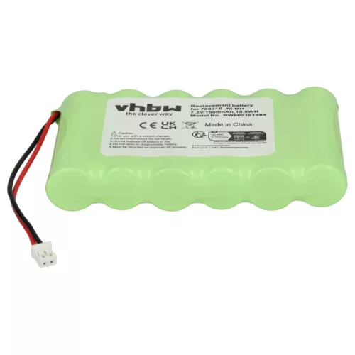 VHBW Battery Ingenico 789316, 6VHAAL, 6N120SFE-15615 - 1200 mAh 7.2 V NiMH