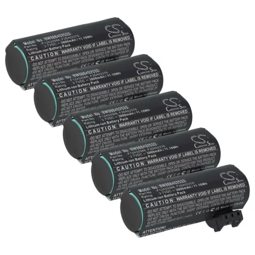 VHBW Battery Ingenico F12432566, F26402376 - 3000 mAh 3.7 V Li-Ion