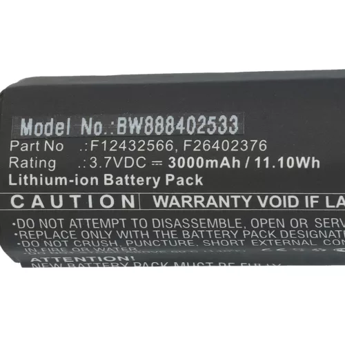 VHBW Battery Ingenico F12432566, F26402376 - 3000 mAh 3.7 V Li-Ion