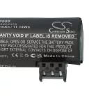 VHBW Battery Ingenico F12432566, F26402376 - 3000 mAh 3.7 V Li-Ion