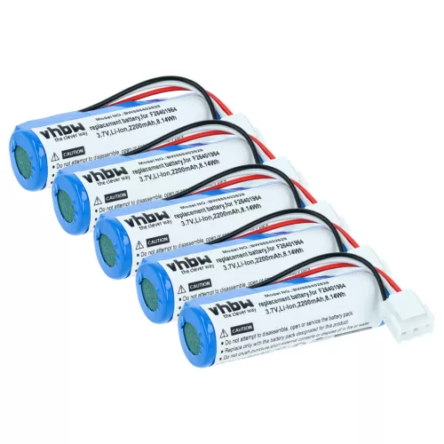 VHBW Card Reader Battery F26402274, F26401964, 296110884, 295006044 - 2200 mAh 3.7 V Li-Ion