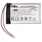 VHBW Card Reader Battery 296203895AB, P0750-LF - 1200 mAh 3.7 V Li-polymer