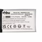 VHBW Card Reader Battery 296203895AB, P0750-LF - 1200 mAh 3.7 V Li-polymer
