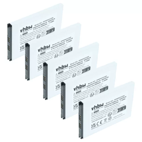 VHBW Handheld Computer Battery BTDL1, 94ACC0129, 94ACC0128, 3H21-00000491 - 3200 mAh 3.8 V Li-Ion