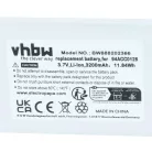 VHBW Handheld Computer Battery BTDL1, 94ACC0129, 94ACC0128, 3H21-00000491 - 3200 mAh 3.8 V Li-Ion