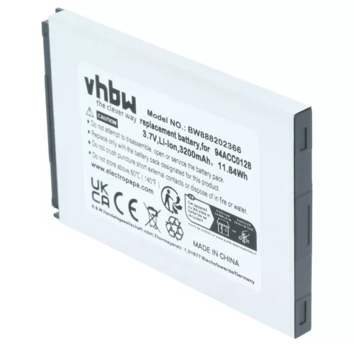 VHBW Handheld Computer Battery BTDL1, 94ACC0129, 94ACC0128, 3H21-00000491 - 3200 mAh 3.8 V Li-Ion