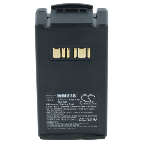 VHBW Akkumulátor Datalogic 94ACC1386, BT-26, BT-10 - 5200 mAh 3,7 V Li-Ion