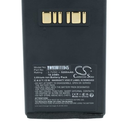 VHBW Akkumulátor Datalogic 94ACC1386, BT-26, BT-10 - 5200 mAh 3,7 V Li-Ion