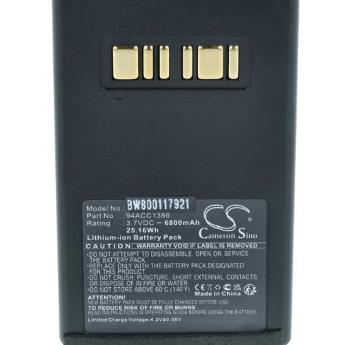 VHBW Battery Datalogic 94ACC1386, BT-26, BT-10 - 6800 mAh 3.7 V Li-Ion