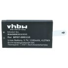 VHBW Battery Datalogic 11300794, 3H21-00000370 - 1100 mAh 3.7 V Li-Ion