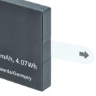 VHBW Battery Datalogic 11300794, 3H21-00000370 - 1100 mAh 3.7 V Li-Ion