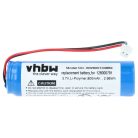 VHBW Battery Datalogic 90ACC1945, 128000791 - 750 mAh 3.7 V Li-Ion