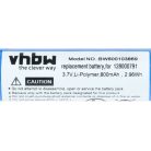 VHBW Battery Datalogic 90ACC1945, 128000791 - 750 mAh 3.7 V Li-Ion