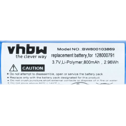 VHBW Battery Datalogic 90ACC1945, 128000791 - 750 mAh 3.7 V Li-Ion