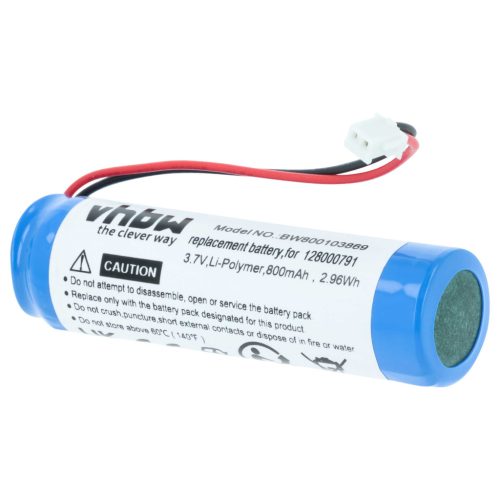 VHBW Battery Datalogic 90ACC1945, 128000791 - 750 mAh 3.7 V Li-Ion