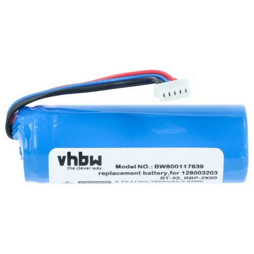 VHBW Battery Datalogic BT-32, 128003203, RBP-2X00 - 1600 mAh 3.7 V Li-Ion