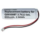 VHBW Battery Datalogic 10-4765, EP0906, 5-3112 - 800 mAh 3.7 V Li-Ion