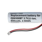 VHBW Battery Datalogic 10-4765, EP0906, 5-3112 - 800 mAh 3.7 V Li-Ion