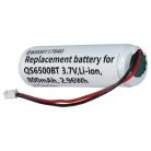 VHBW Battery Datalogic 10-4765, EP0906, 5-3112 - 800 mAh 3.7 V Li-Ion