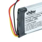 VHBW Akku Datalogic RBP-DBT6X, 128004100, BT-41 - 500 mAh 3,7 V Li-Polymer