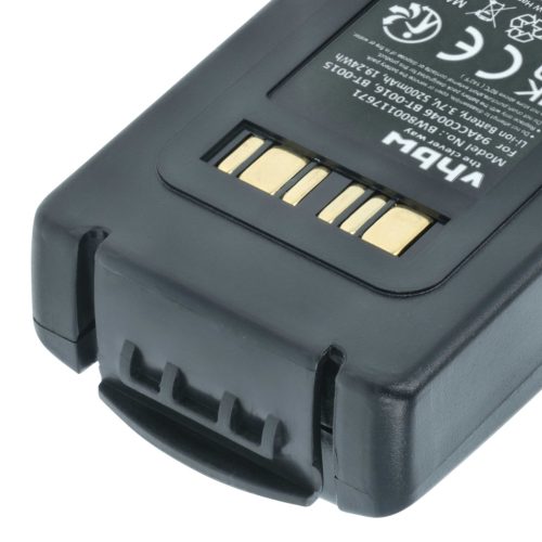 VHBW Battery Datalogic 94ACC0048, BT-0015, 94ACC0046 - 5200 mAh 3.7 V Li-Ion