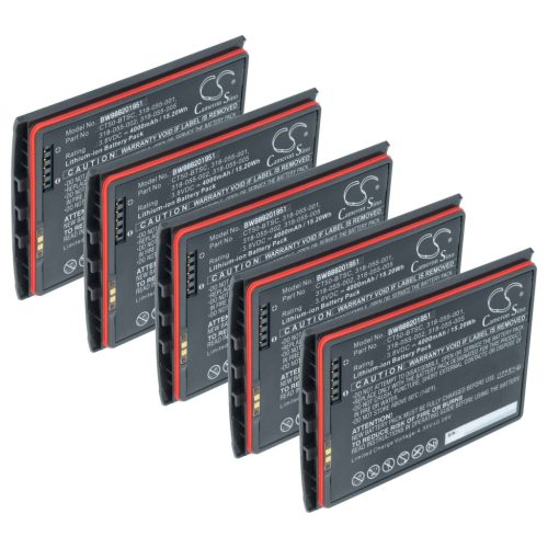 VHBW Kézi számítógép Akkumulátor 318-055-001, CT50-BTSC, 318-055-002 - 4000 mAh 3,8 V Li-Ion