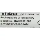 VHBW Akku Datalogic 128000894, BT-8, RBP-4000 - 2200 mAh 3,7 V Li-Ion