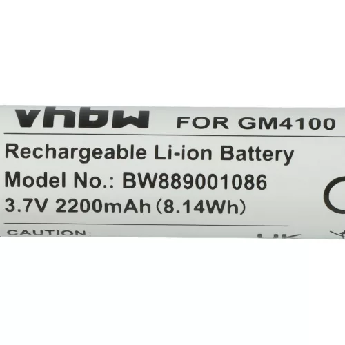 VHBW Akku Datalogic 128000894, BT-8, RBP-4000 - 2200 mAh 3,7 V Li-Ion