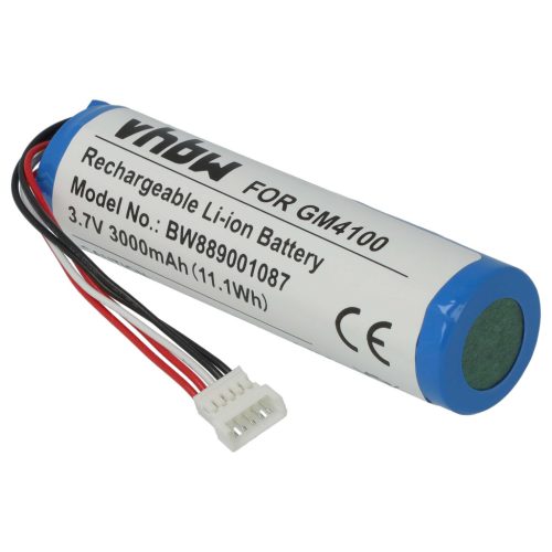 VHBW Battery Datalogic 128000894, BT-8, RBP-4000 - 3000 mAh 3.7 V Li-Ion