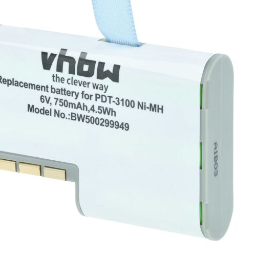 VHBW Akkumulátor Symbol 50-14000-0, 21-36897-02, KT-12596-01 - 750 mAh 6 V NiMH