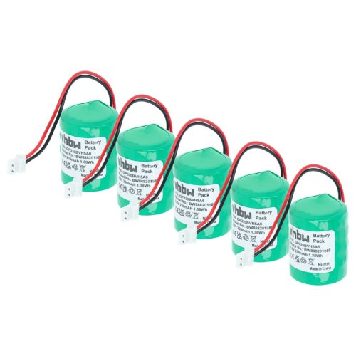 VHBW Alarmanlagen Akku GP250BVH5A6, CP300H, GP320BVH5A6 - 230 mAh 6 V NiMH
