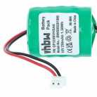 VHBW Alarmanlagen Akku GP250BVH5A6, CP300H, GP320BVH5A6 - 230 mAh 6 V NiMH