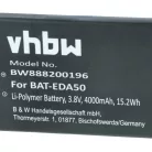 VHBW Battery Honeywell Scanpal EDA50, EDA50K, EDA51, EDA71 - 4000 mAh 3.8 V Li-polymer