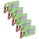 VHBW Mobilcomputerakku Bentel BW-B72K - 1500 mAh 7,2 V NiMH