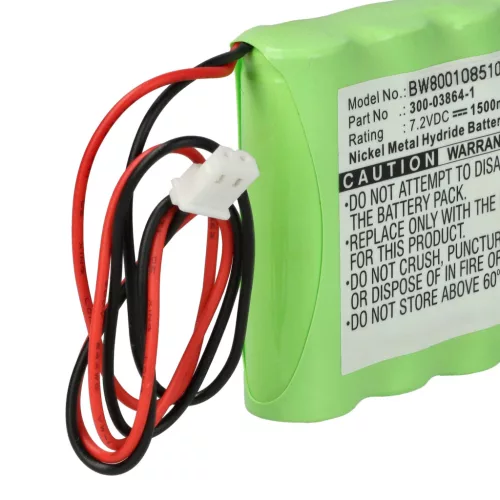 VHBW Mobilcomputerakku Bentel BW-B72K - 1500 mAh 7,2 V NiMH