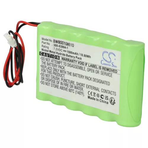 VHBW Mobilcomputerakku Bentel BW-B72K - 1500 mAh 7,2 V NiMH