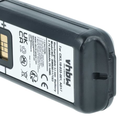 VHBW Battery Intermec 318-033-021, 318-033-001 - 6800 mAh 3.7 V Li-Ion