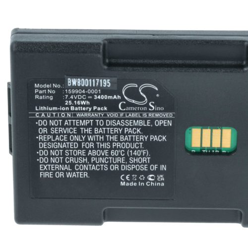 VHBW Battery Lxe 161772-0001, 163467-0001, 159904-0001 - 3400 mAh 7.4 V Li-Ion