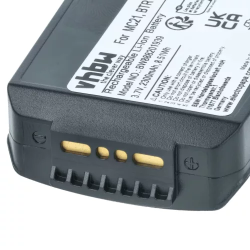 VHBW Handcomputer Akku 82-105612-01, BTRY-MC21EAB0E, 82-150612-01 - 2300 mAh 3,7 V Li-Ion